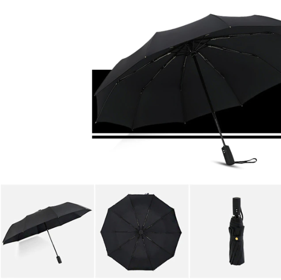 Avelena | AeroRain | Kompakt Regenschirm für stürmische Tage