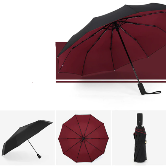 Avelena | AeroRain | Kompakt Regenschirm für stürmische Tage