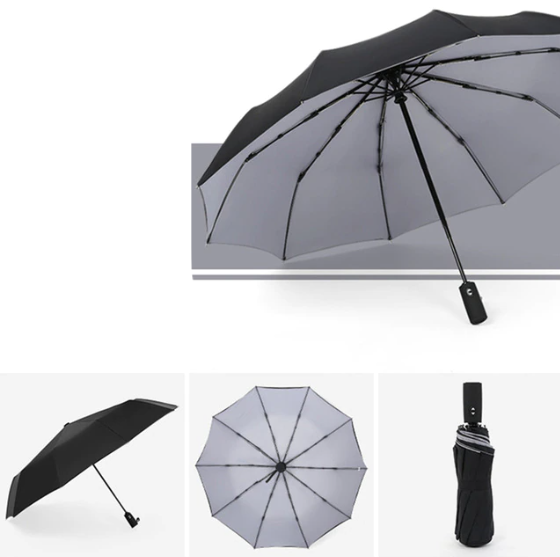 Avelena | AeroRain | Kompakt Regenschirm für stürmische Tage