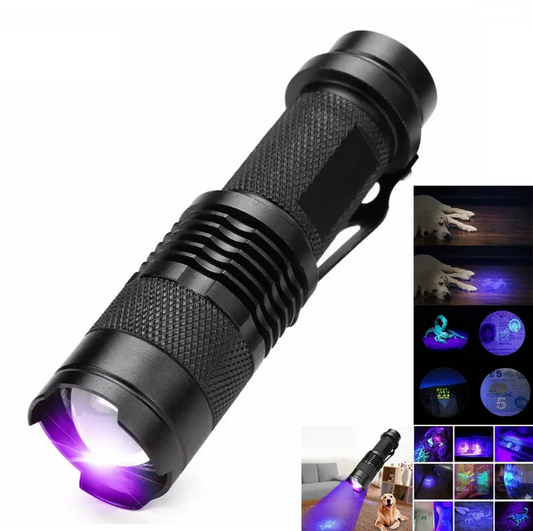 Avelena | UV-LED-Taschenlampe – Ultraviolette Leuchte zur Fleckenerkennung und Haustierurin-Detektion