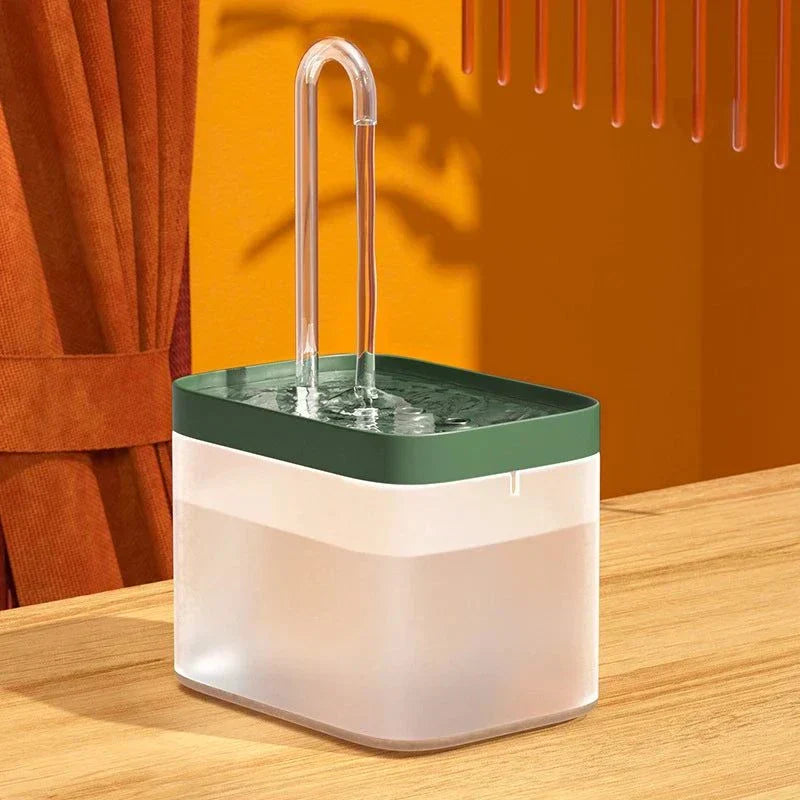 Avelena | Ultra-leise Haustier-Wasserbrunnen mit intelligenter Filtration - 1,5 l Edelstahl