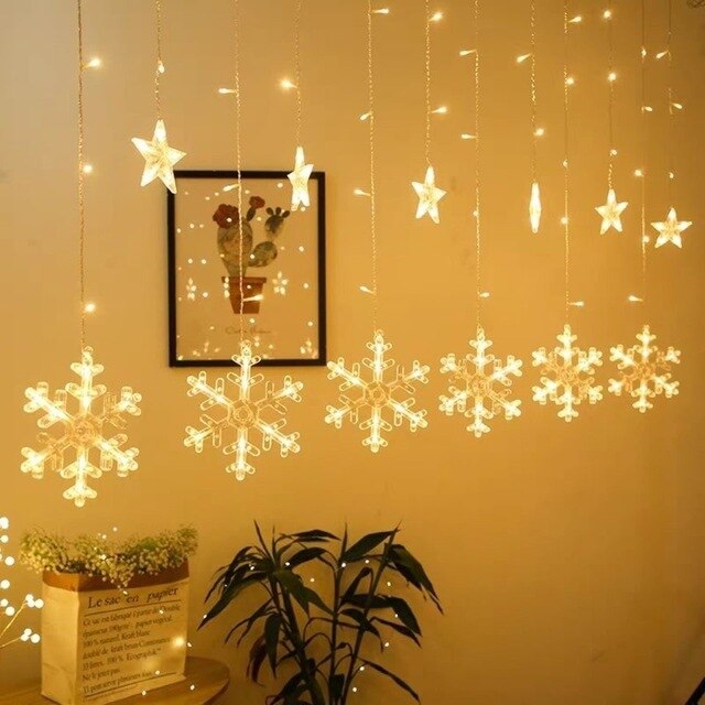Avelena | Solar Moon Star Lampe LED Lichterkette Dekoration