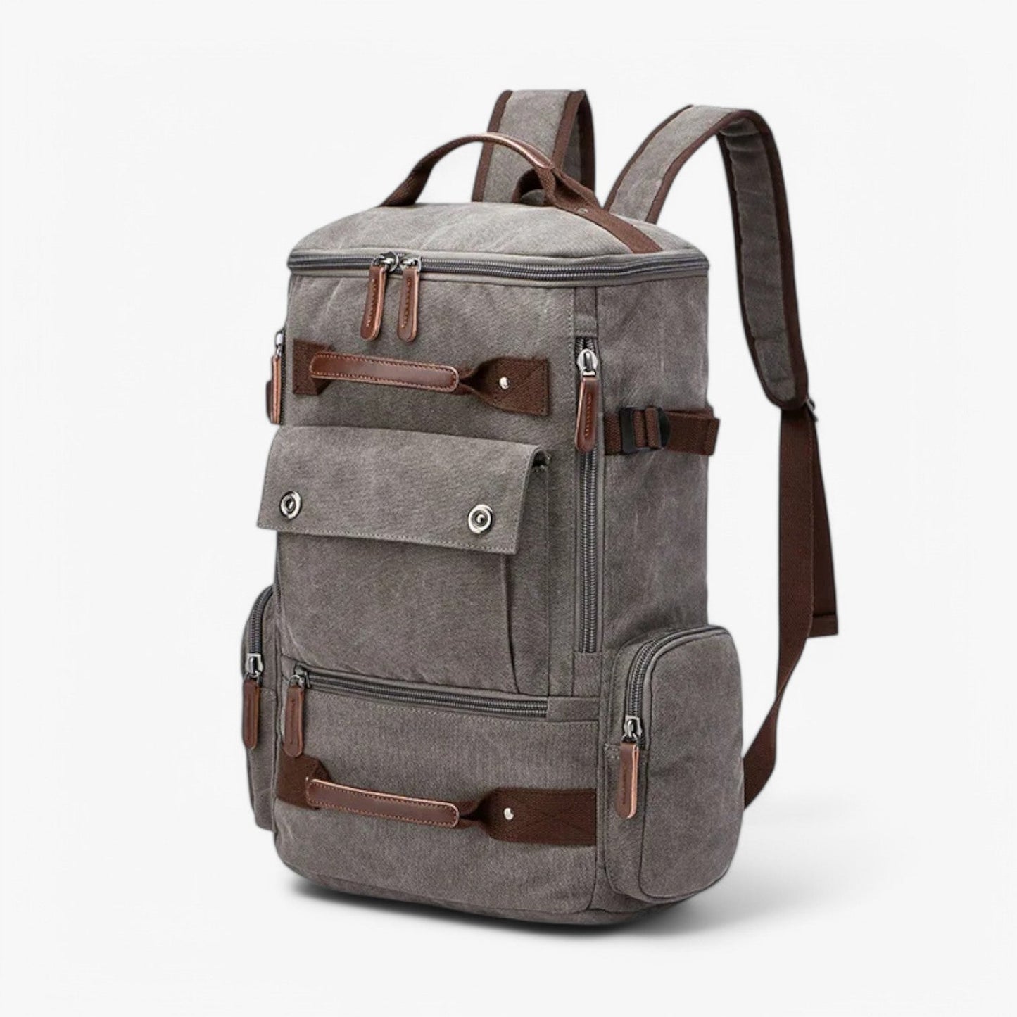 Avelena | Vintage Canvas Backpack – Stylisch & Funktional mit Laptopfach für Alltag & Abenteuer