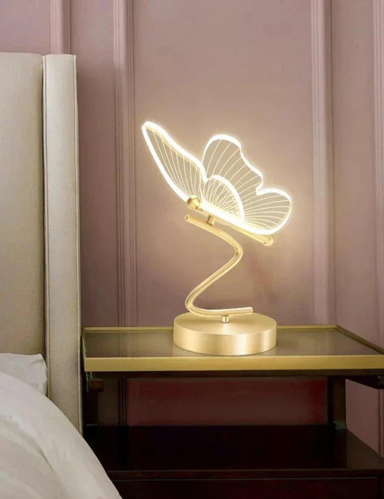 Avelena | Aetherwing™ | LED Schmetterling Tischlampe | Modernes Design mit einstellbarer Helligkeit | Perfekt für Wohnzimmer & Schlafzimmer