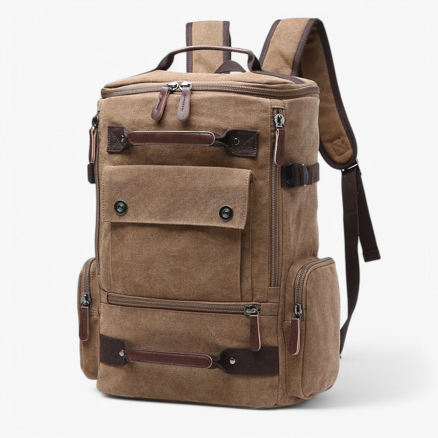Avelena | Vintage Canvas Backpack – Stylisch & Funktional mit Laptopfach für Alltag & Abenteuer