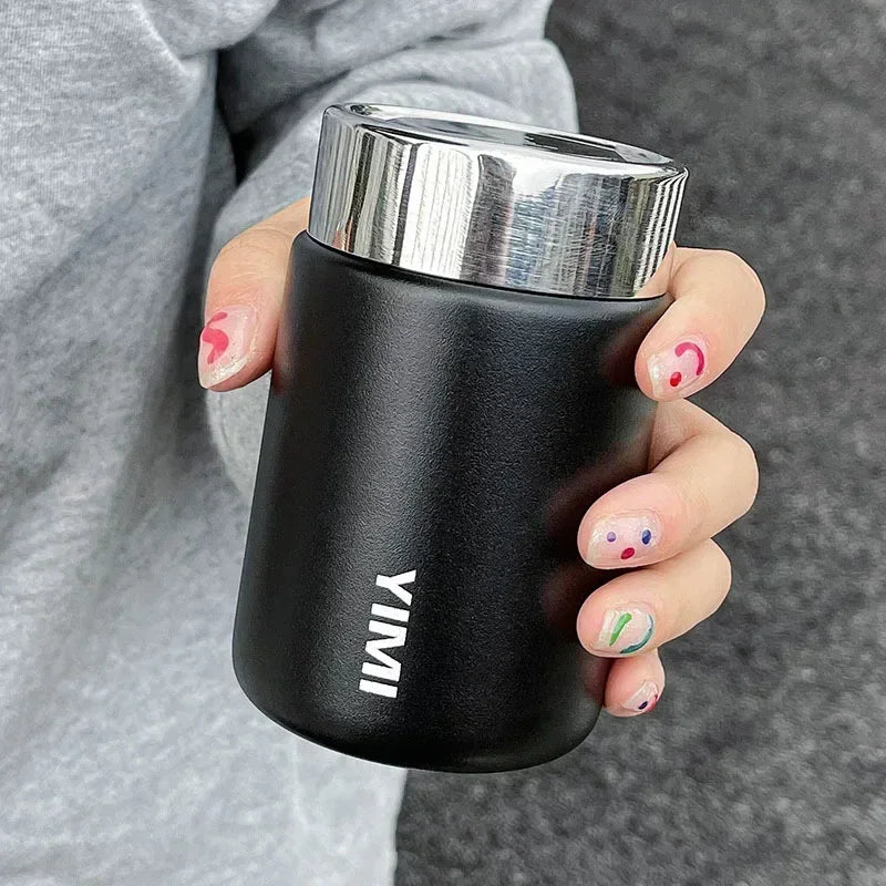 Avelena | 230ml Mini 316 Edelstahl Tragbare Thermoskanne - Taschen-Vakuumflasche