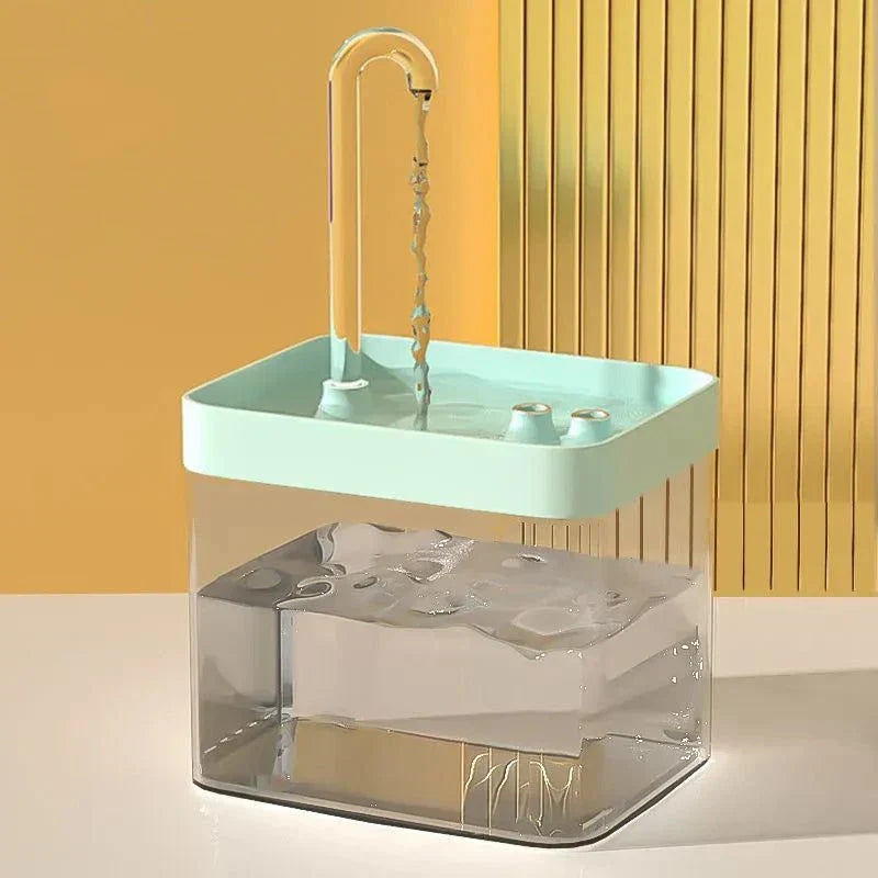 Avelena | Ultra-leise Haustier-Wasserbrunnen mit intelligenter Filtration - 1,5 l Edelstahl