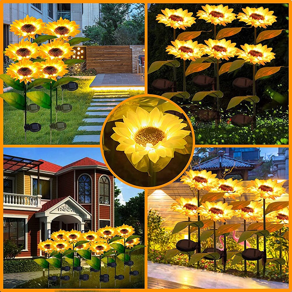 Avelena | Solar-Sonnenblumen: Wasserdichte Gartenerfreude