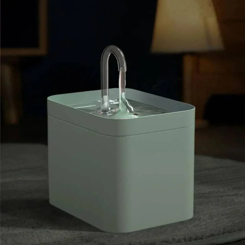 Avelena | Ultra-leise Haustier-Wasserbrunnen mit intelligenter Filtration - 1,5 l Edelstahl