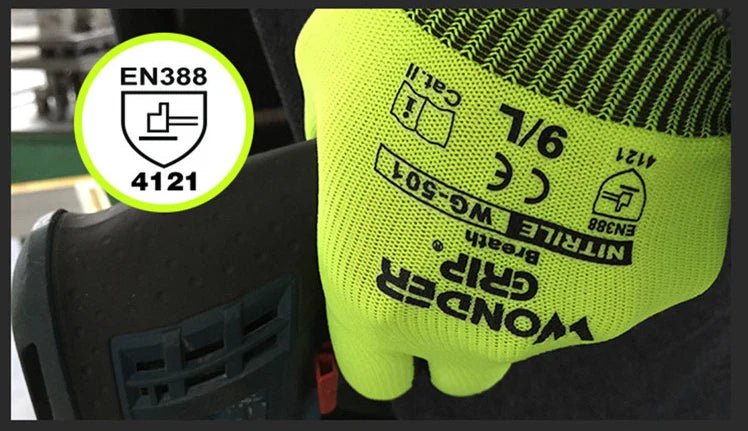 Avelena | Arbeitshandschuhe mit Wunder-Grip – Rutschfeste Handschuhe für Gartenarbeit und Handwerk
