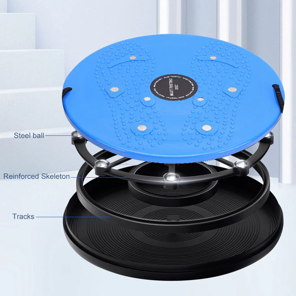 Avelena | Taille Flüster Drehplatte Pro | Magnetisches Massage Balance Board für Kernstärke & Taillentraining zu Hause