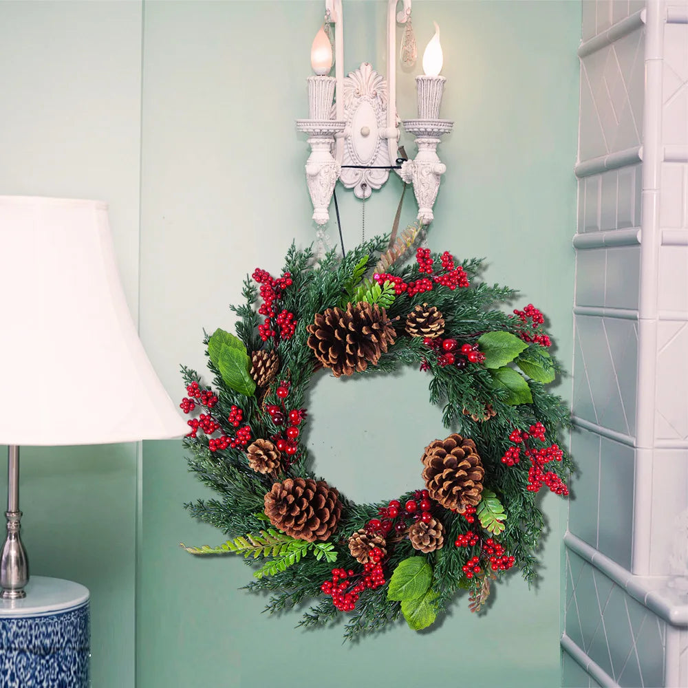 Avelena | Rote Beeren Weihnachtskränze