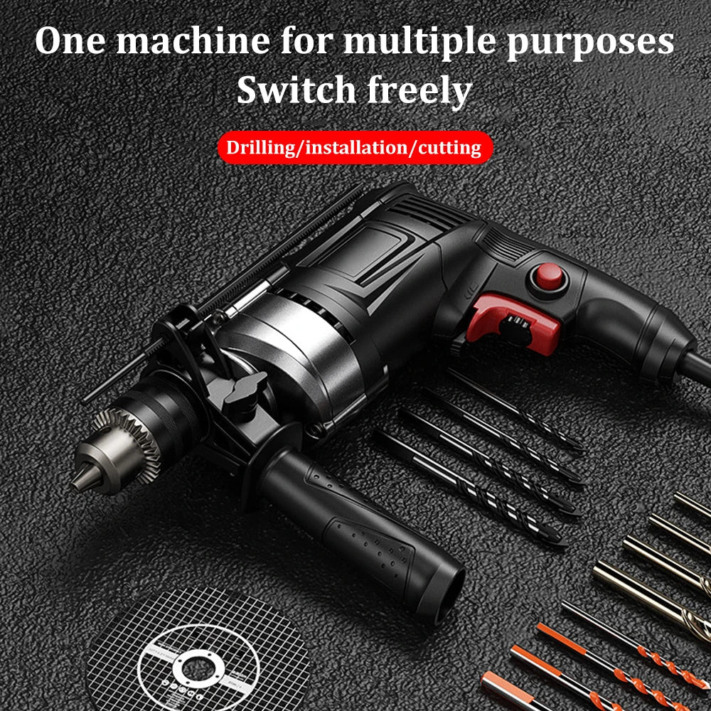 Avelena | 780W Elektrischer Hammer & Bohrer mit variabler Geschwindigkeit – DrillForce