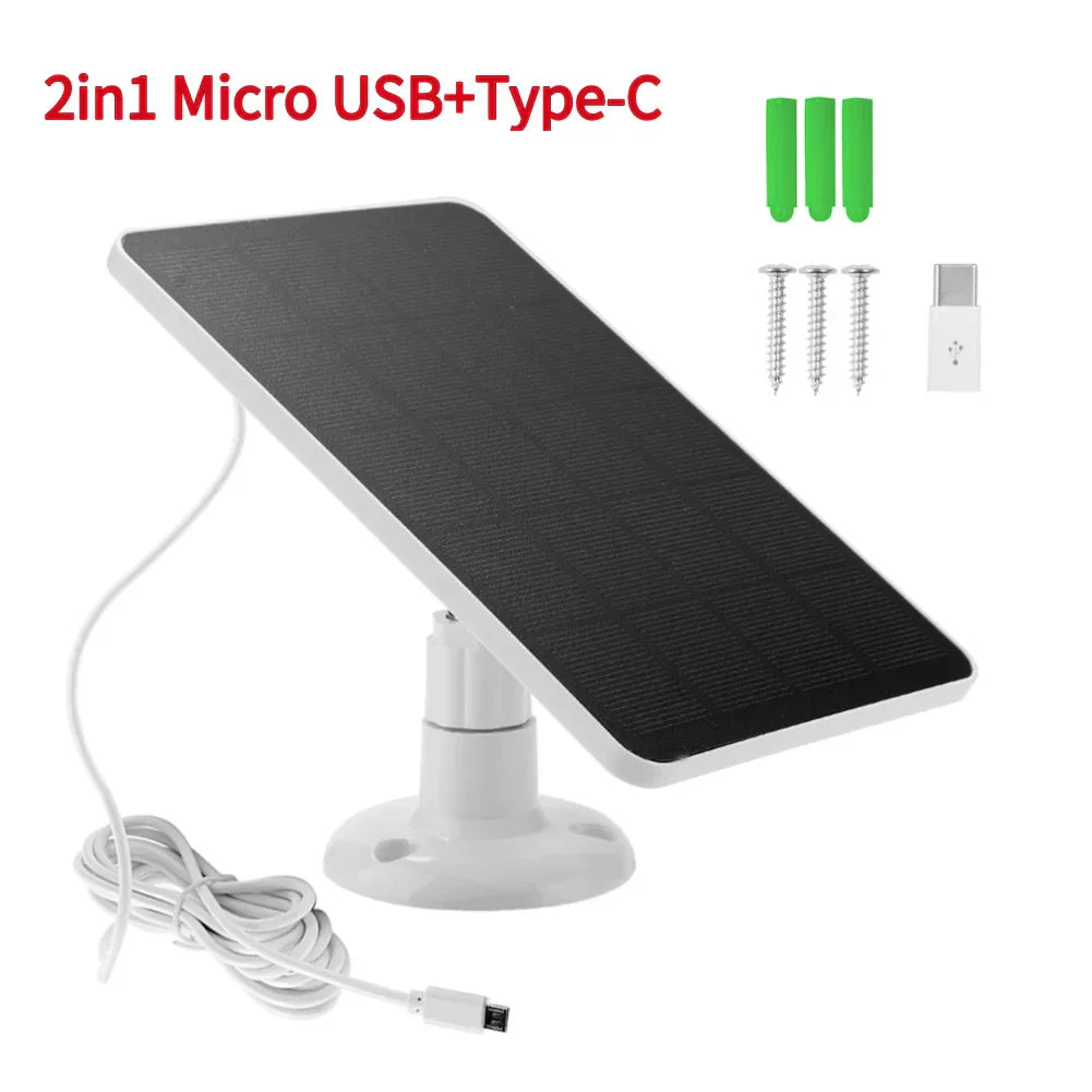 Avelena | Voltaro Solarpanel 10W | Micro-USB | IPX6 Wetterfest | Für Kamera & Lichtsysteme