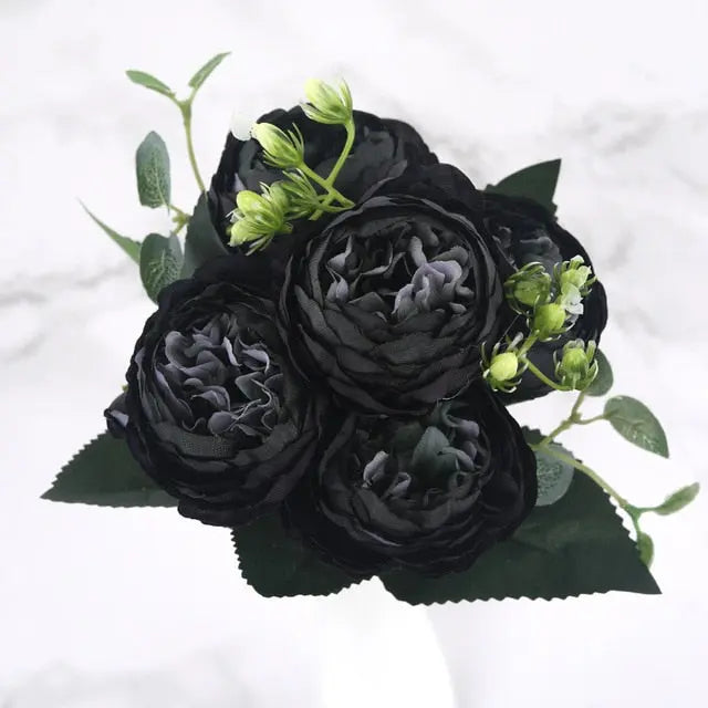 Avelena | Seidige Rose Gypsophila Strauß