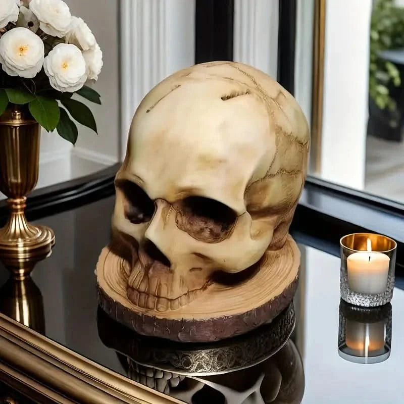Avelena | SUTURA - Gotischer Totenkopf Messerhalter