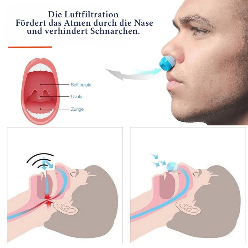 Avelena | Anti-Schnarch- & Luftfiltersystem für besseren Schlaf