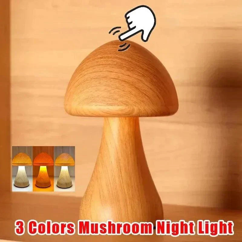 Avelena | ShroomTouch - LED Pilz Nachttischlampe