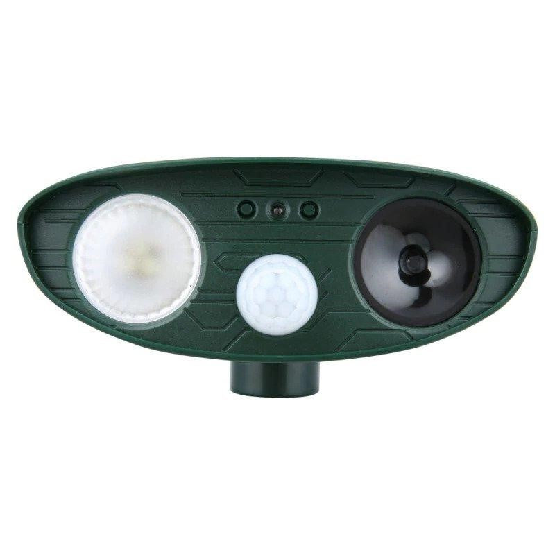 Avelena | Solar-powered ultrasonic rabbit repeller with flashing light – Effective pest control for gardens and yards