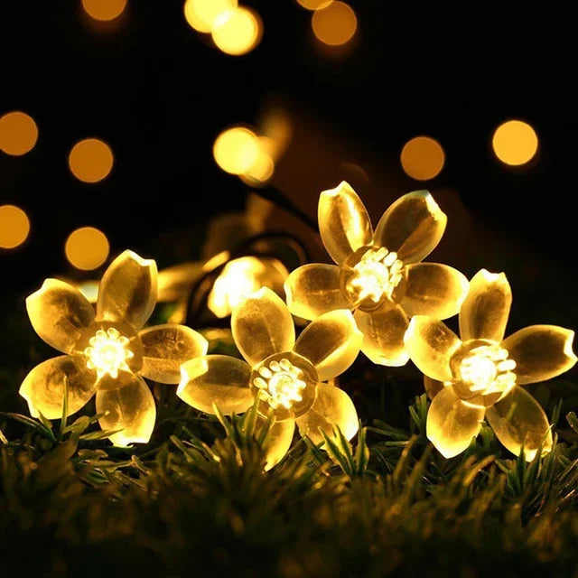 Avelena | Pfirsichblüten Lichterkette