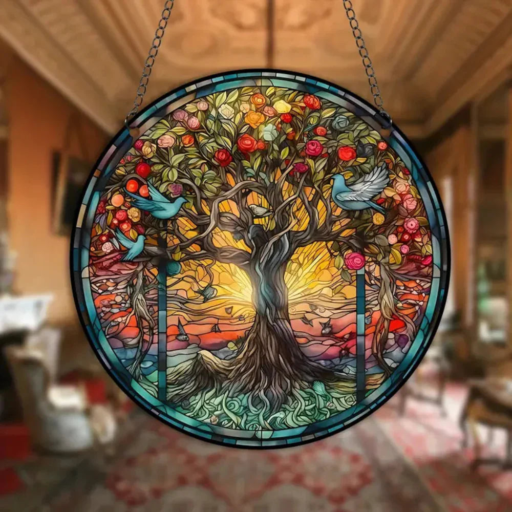 Avelena | Sunshine Catcher – Kristall Fenster Ornament mit Regenbogenlichteffekten