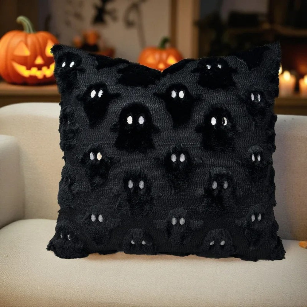 Avelena | Spooky Ghost Plüsch Halloween Kissenbezug