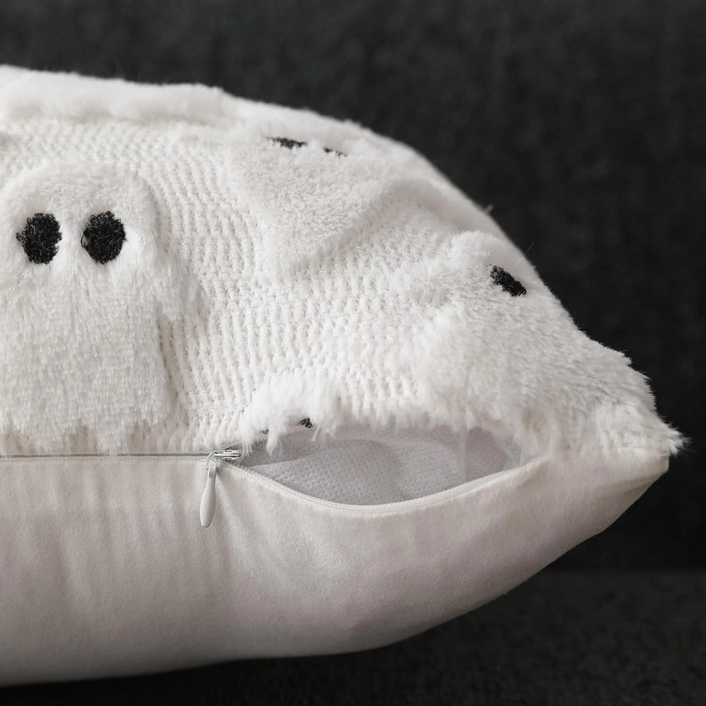 Avelena | Spooky Ghost Plüsch Halloween Kissenbezug