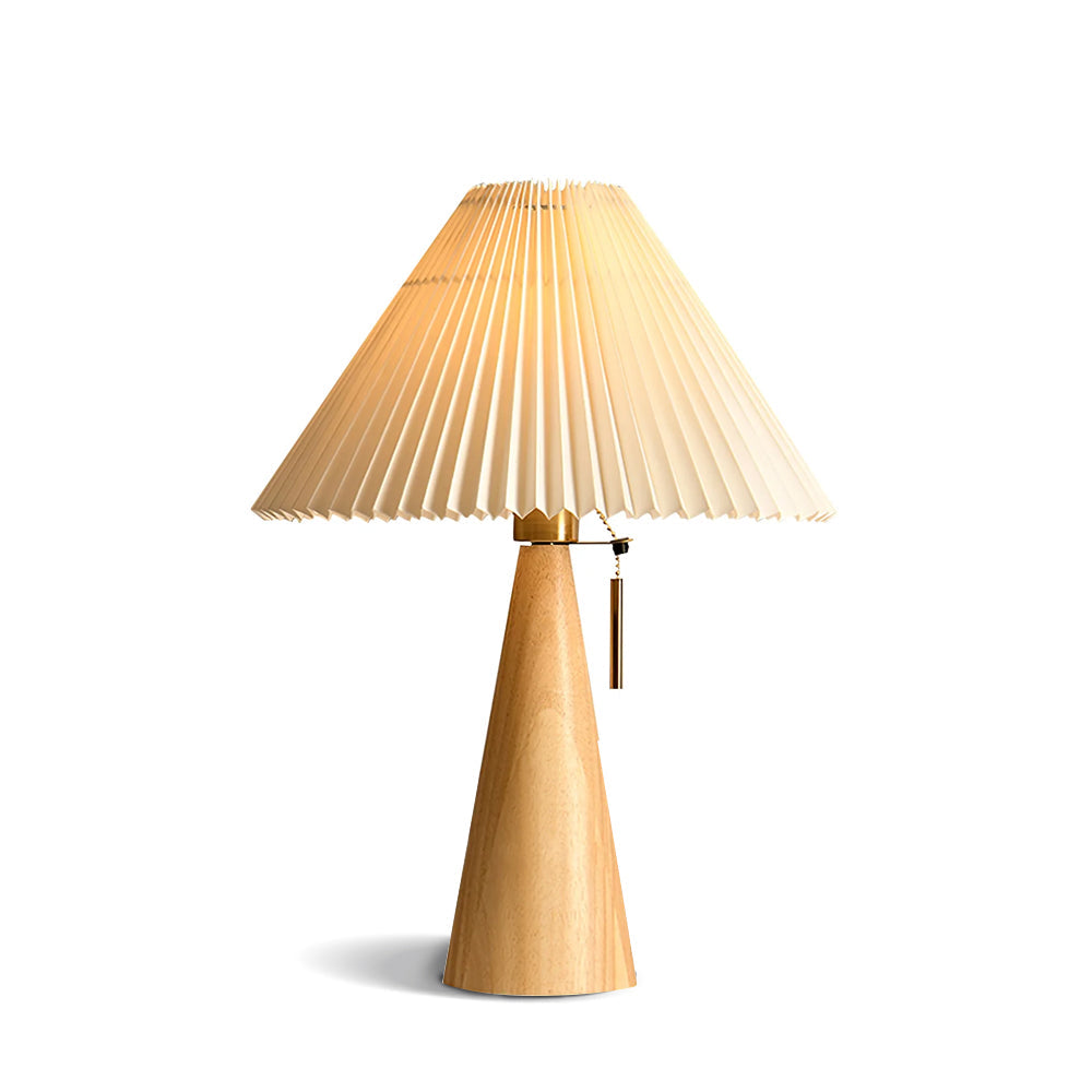 Avelena | AntiqueRadiance – Elegante Holz- und Metalltischlampe