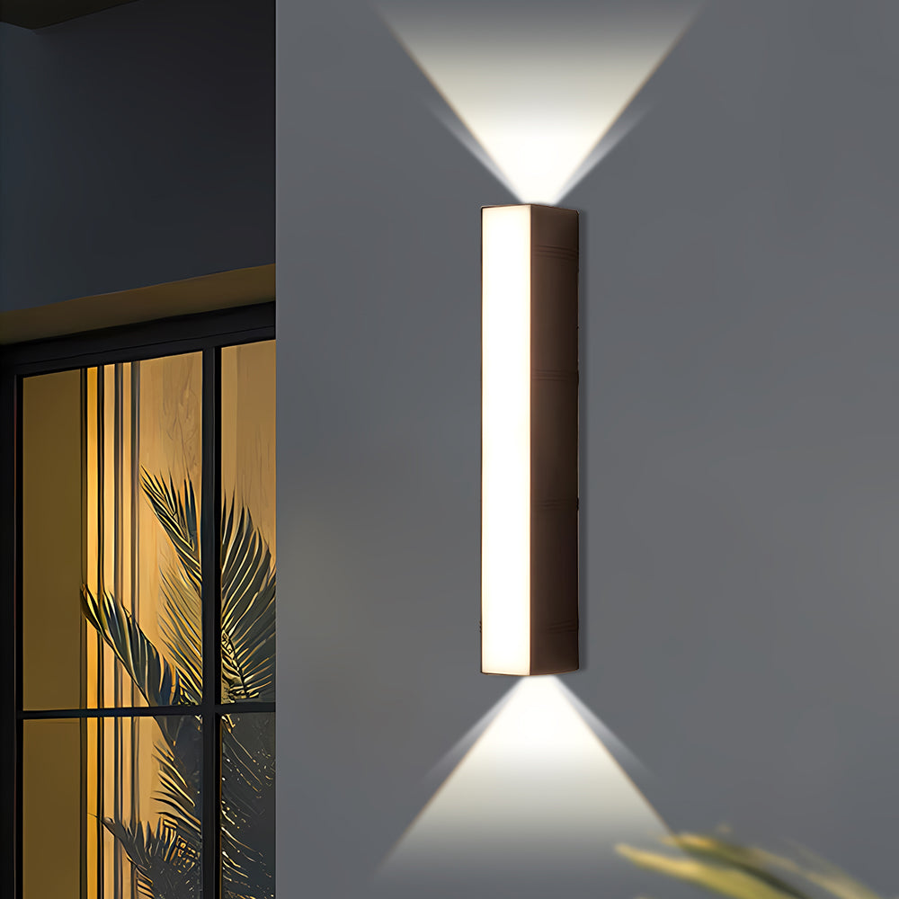 Avelena | Ultra-helle Außen-LED-Wandleuchte – Modernes wasserdichtes Up & Down-Design für Garten, Terrasse und Eingänge
