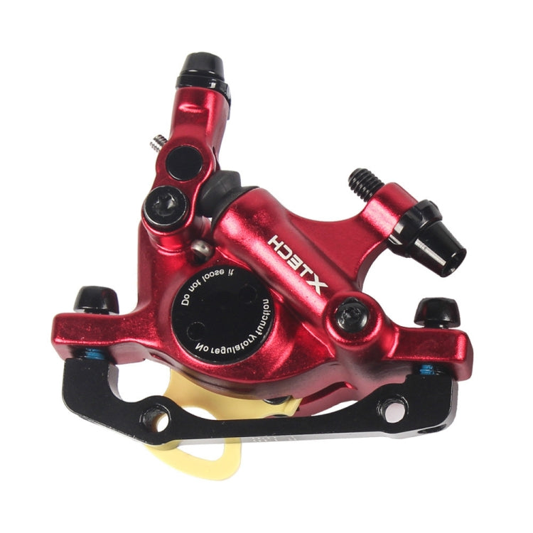 Avelena | ZOOM HB100 Mountainbike Hydraulik Bremssattel Klappfahrrad Kabelzug Hydraulik Scheibenbremssattel, Stil:Vorne(Rot)
