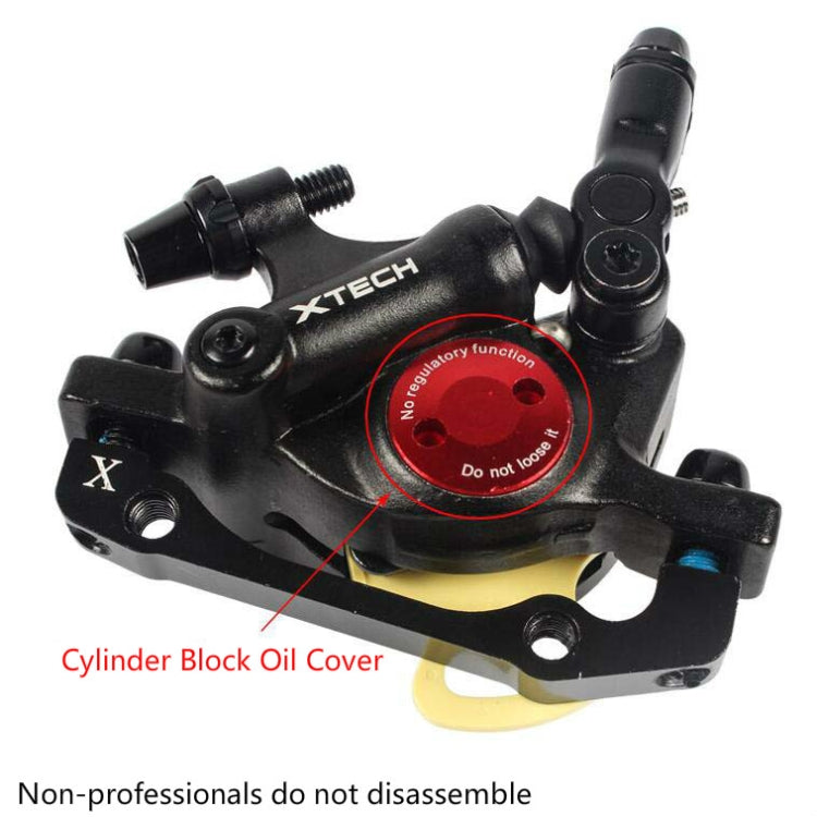 Avelena | ZOOM HB100 Mountainbike Hydraulik Brake Caliper Folding Bike Kabelzug Hydraulik Scheibenbremszange, Stil: Vorn und Hinten (Blau)