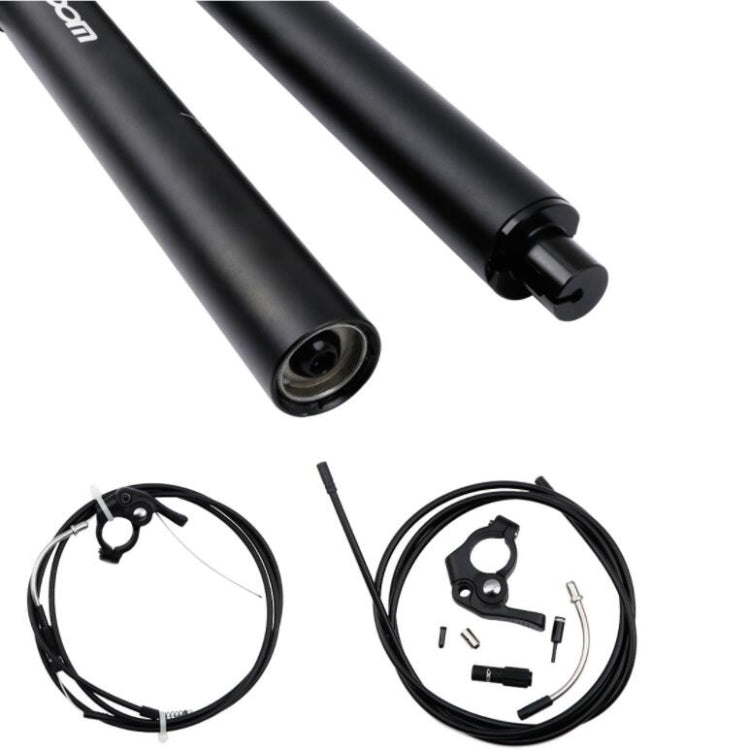 Avelena | ZOOM Fahrrad Drahtgesteuertes Hydraulik Hebesattelrohr Mountainbike Sattelstütze, Größe:30.9mm, Spezifikation:400mm Interne Verlegung