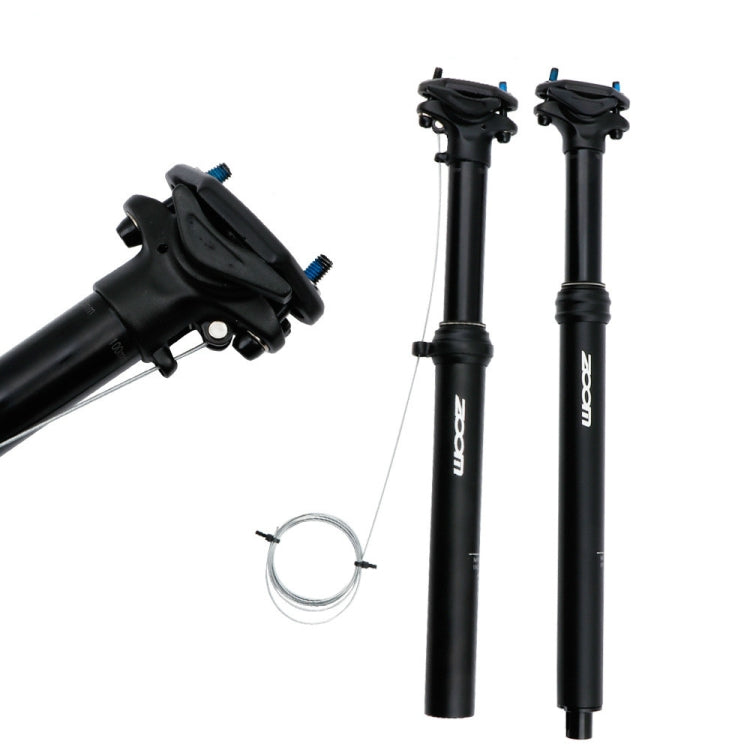 Avelena | ZOOM Fahrrad Drahtgesteuertes Hydraulik Hebesattelrohr Mountainbike Sattelstütze, Größe:30.9mm, Spezifikation:400mm Interne Verlegung