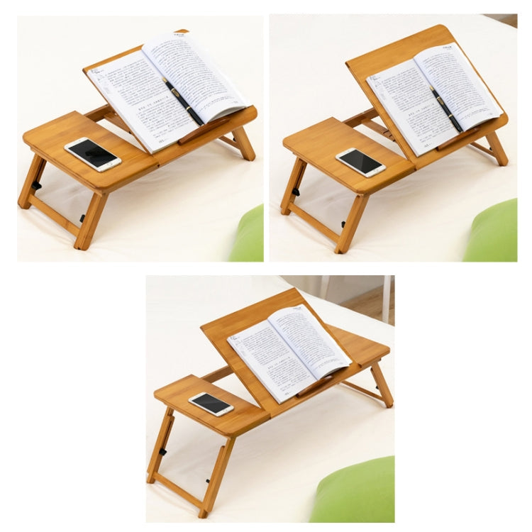 Avelena | 741ZDDNZ Bett Nutzung Faltbar Höhenverstellbarer Laptop Tisch Wohnheim Schreibtisch, Spezifikation: Mittel 64cm