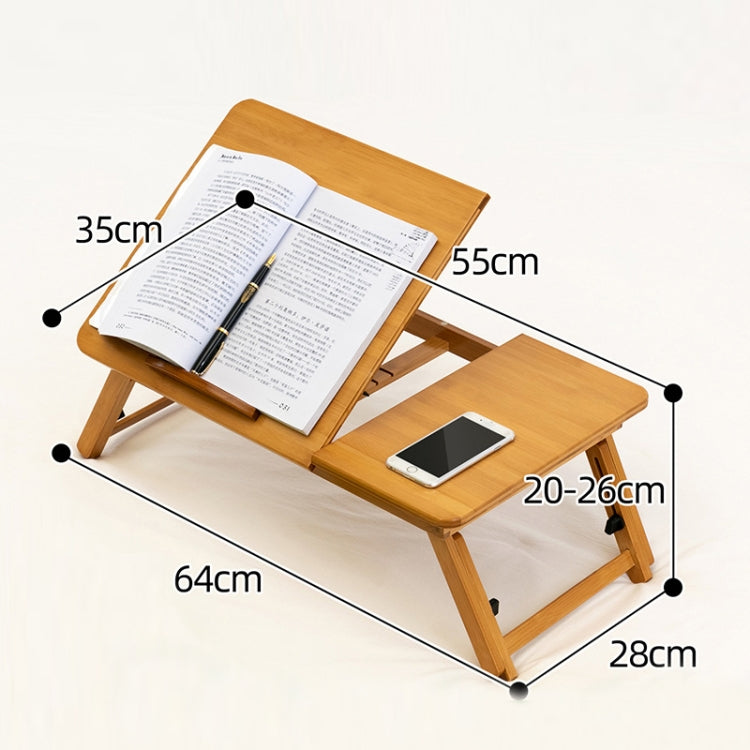 Avelena | 741ZDDNZ Bett Nutzung Faltbar Höhenverstellbarer Laptop Tisch Wohnheim Schreibtisch, Spezifikation: Mittel 64cm