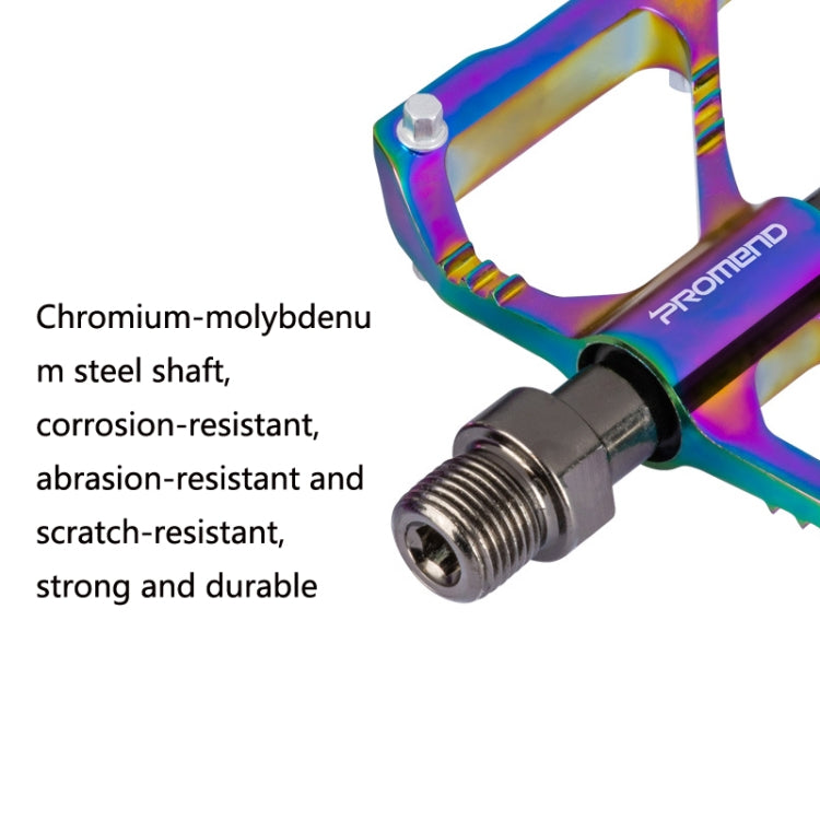 Avelena | 1 Paar PROMEND Drei Peilin Lager Aluminiumlegierung CNC Fahrrad Bunte Pedale PD-M86CY