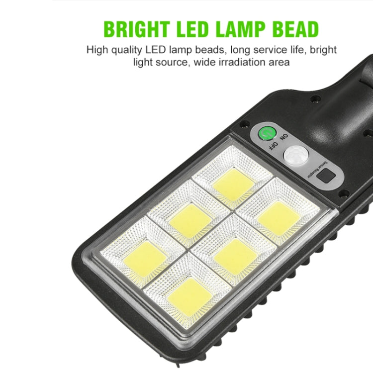 Avelena | Solar Straßenbeleuchtung LED Körpererkennung Gartenlicht, Spezifikation: 616B-72 COB mit Fernbedienung