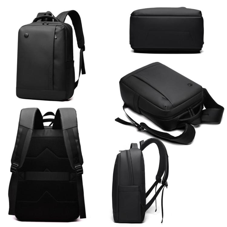 Avelena | WEPOEWR Herren 14-Zoll Laptop Rucksack Wasserdicht Große Kapazität Business Pendler Rucksack (Schwarz)