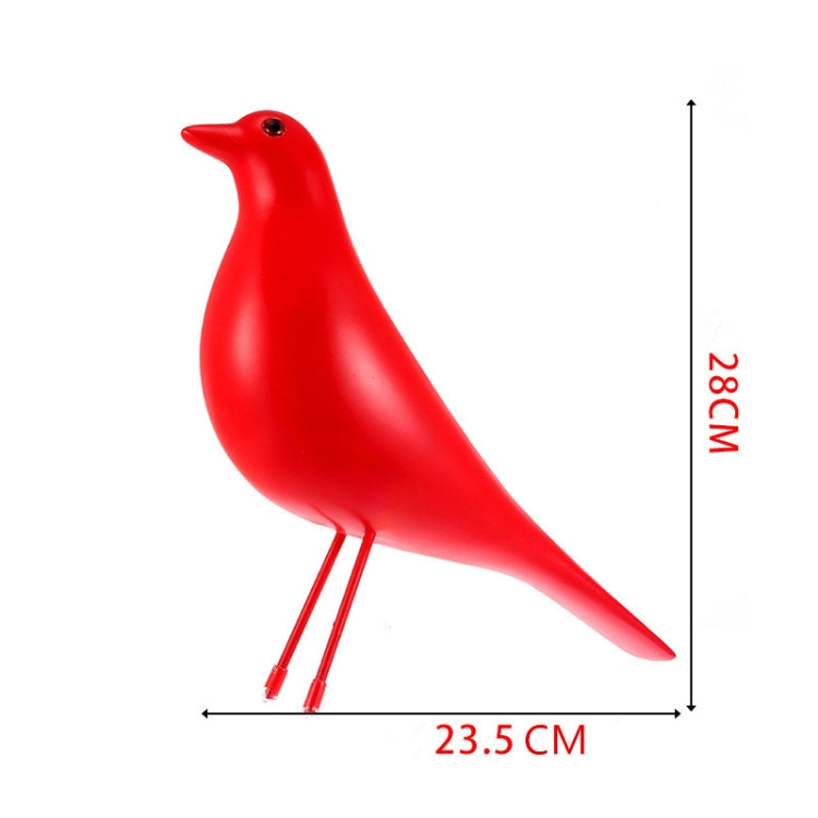 Avelena | Resin Craft Vogel Figurine Büro Ornamente Heim Dekoration Zubehör (Schwarz)