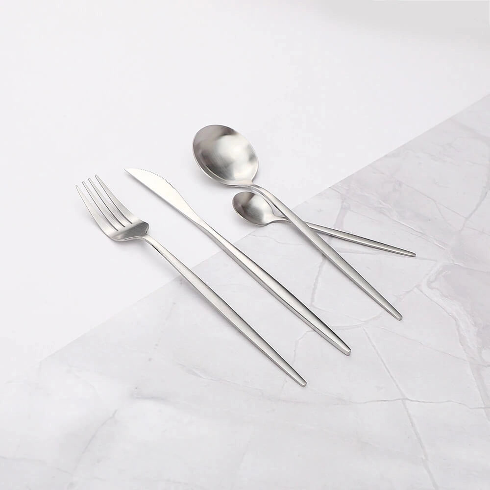 Avelena Minimalistisches Edelstahl Besteckset für Ihr Zuhause