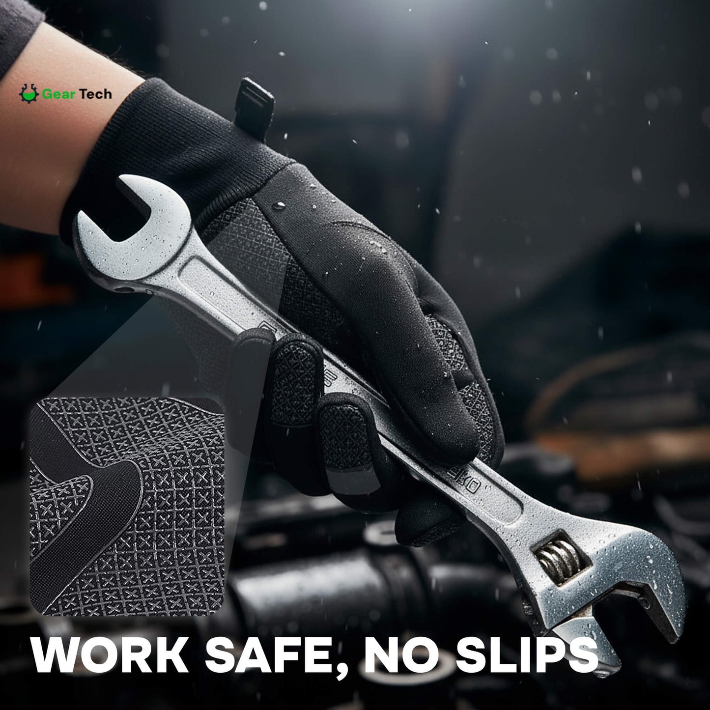 Avelena | Thermische wasserdichte Arbeits-Handschuhe – Strapazierfähige rutschfeste Winterhandschuhe mit Touchscreen für die Außenarbeit UK