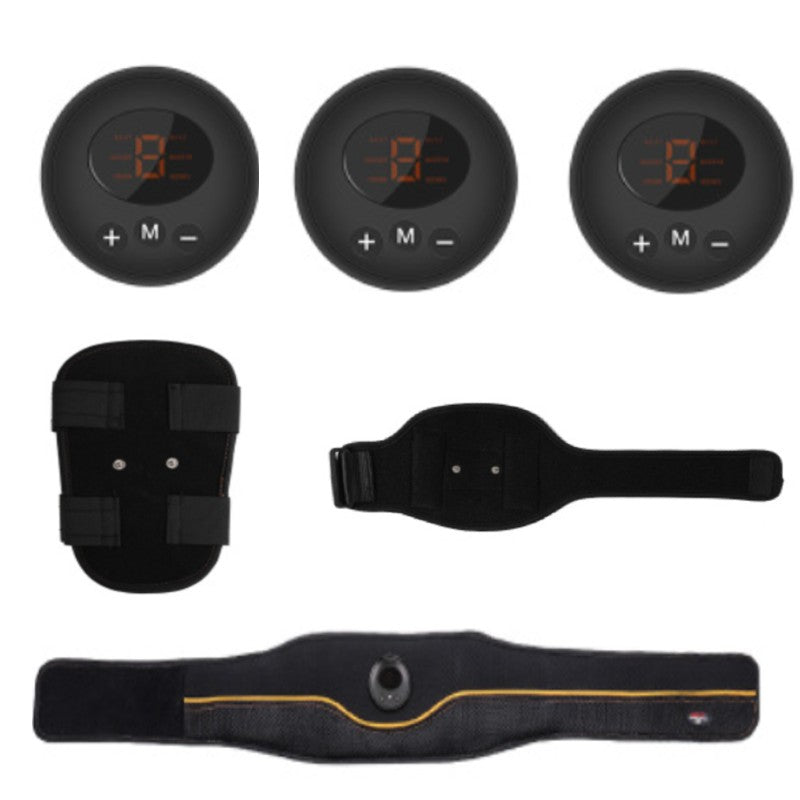 Avelena | Wiederaufladbarer Smart-EMS-Bauchgurt für zu Hause, mit Verschluss, atmungsaktivem Mesh, 6 Modi und 9 Stufen, für Zuhause, Büro & Fitnessstudio