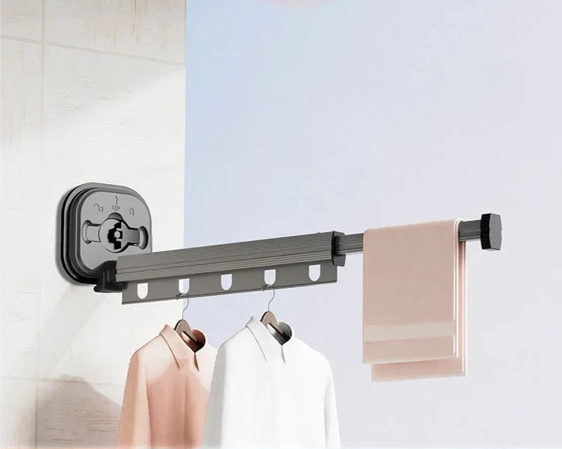 Avelena | WallDry Flex – Faltbarer wandmontierter Wäschetrockner für platzsparende Wäsche