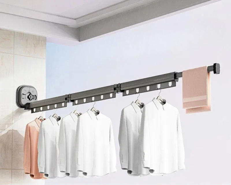 Avelena | WallDry Flex – Faltbarer wandmontierter Wäschetrockner für platzsparende Wäsche