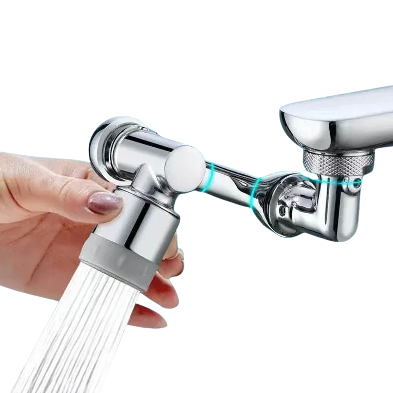 Avelena | SplashTurn - 1080° Drehbarer Wasserhahn mit Spritzwasserschutz