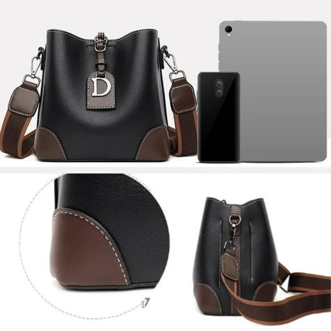 Avelena | ShoulderBag: Echtes Leder Nische Damen Umhängetasche