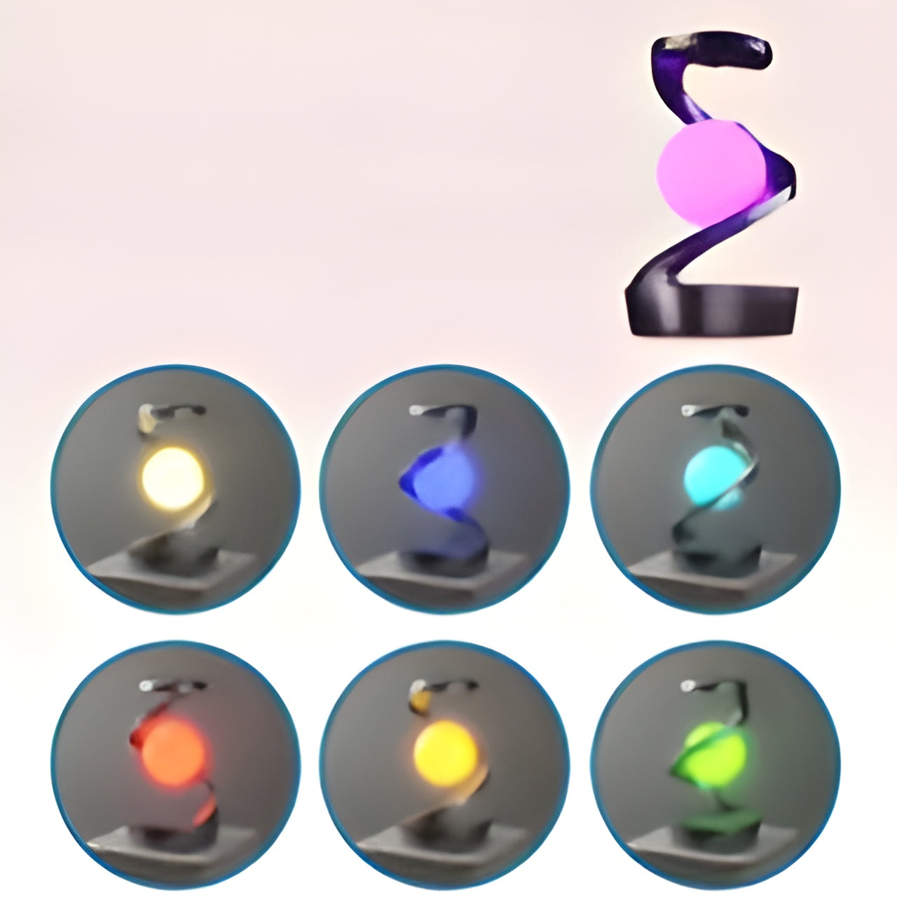 Avelena | Roterende Schwebende Tischlampe | FloatLight