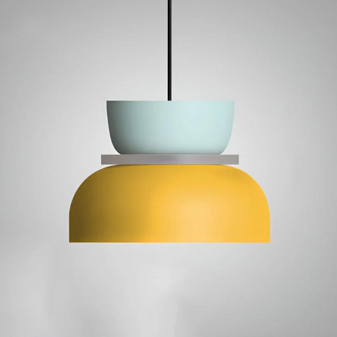 Avelena | VividGlow – Bunte Macaron LED Pendelleuchte | Modern, Stilvoll & Energieeffizient