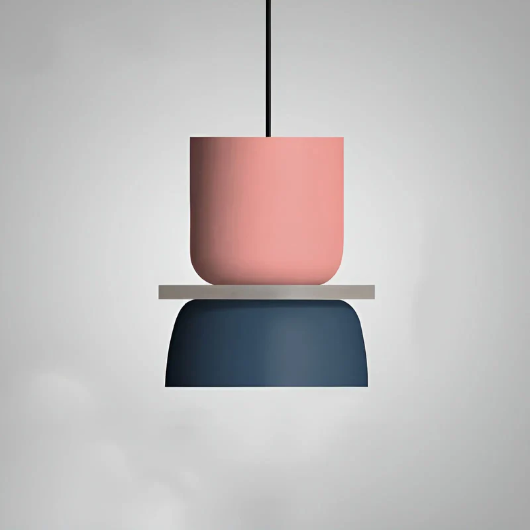 Avelena | VividGlow – Bunte Macaron LED Pendelleuchte | Modern, Stilvoll & Energieeffizient