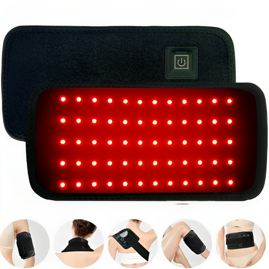 Avelena | Zu Hause Infrarot-Rotlichttherapie-Gürtel-Pad zur Schmerzlinderung mit 60 LED
